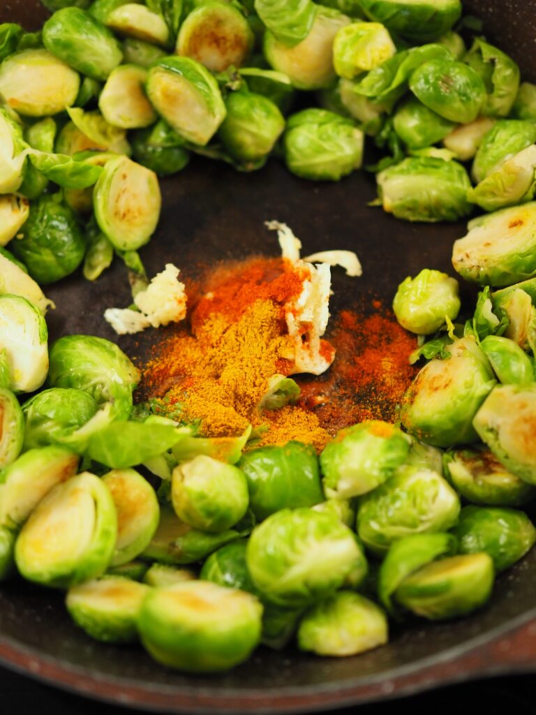 Kasza gryczana z brukselką i fasolą